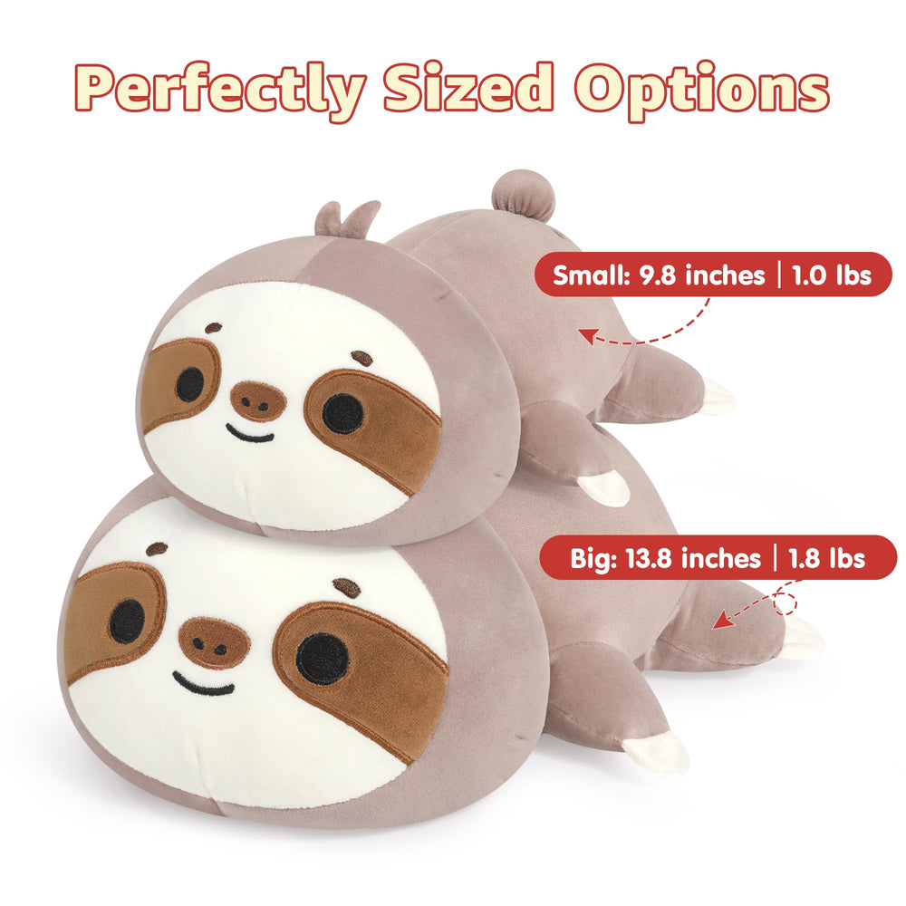 Onsoyours sloth plush soft eco-fabric ideal for cozy evenings.
