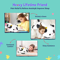 Onsoyours sunflower cow plush soft fur texture safe for kids and adults