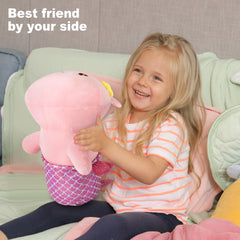 Onsoyours vacuum-packed plush expands fully when fluffed in sun or dryer.