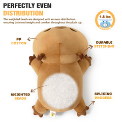 Onsoyours weighted capybara plush resting scene for calm moments.