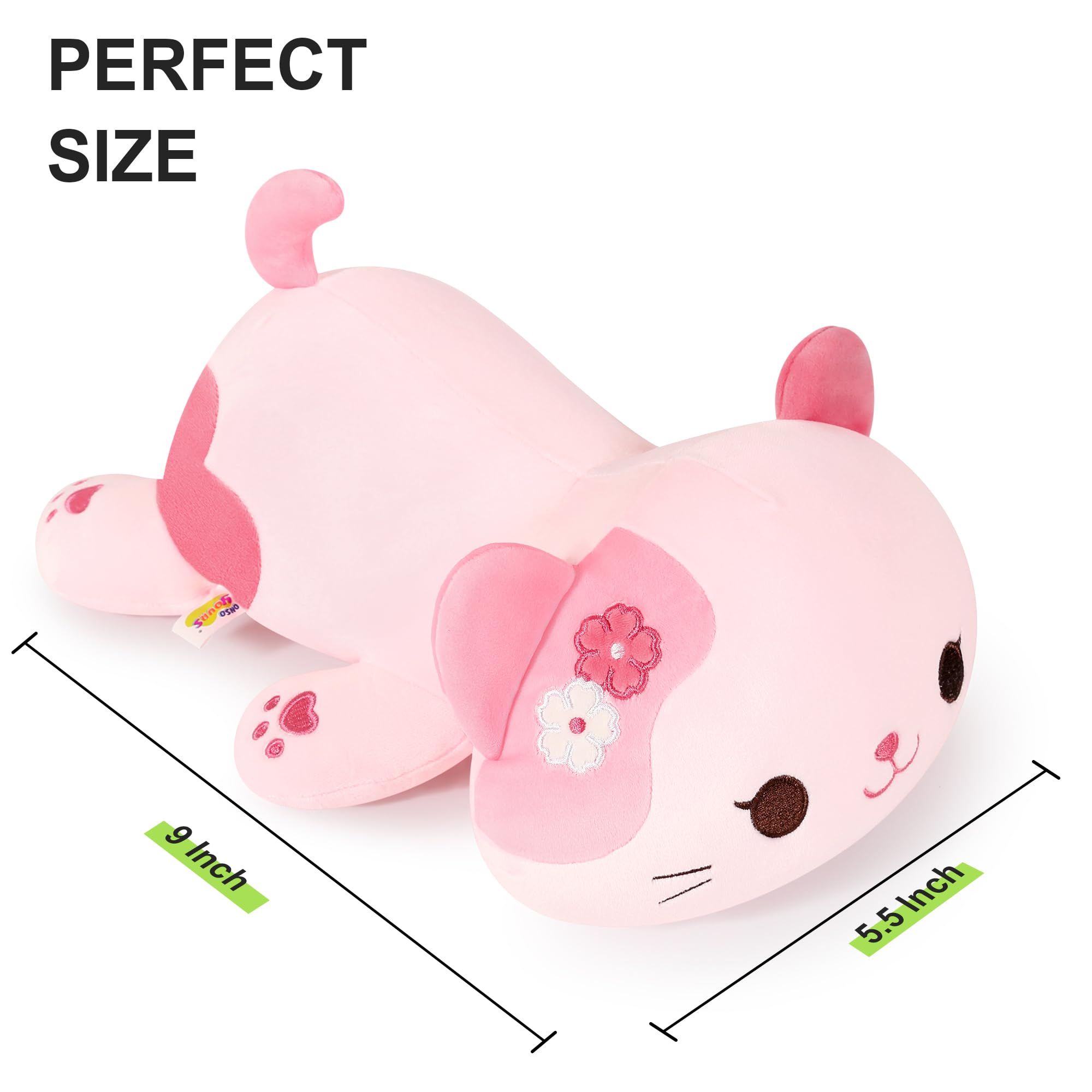 Onsoyours Sakura Cat close-up face highlights cute expression and durable stitching.