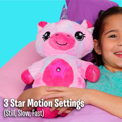 Six color options include white, pink, blue, green, amber, and light blue.
