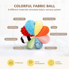 OOOK sensory balls offer varied textures to enrich tactile exploration and early sensory development.