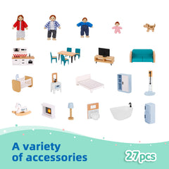 OOOK luxury furniture set for the dollhouse with opening doors and drawers
