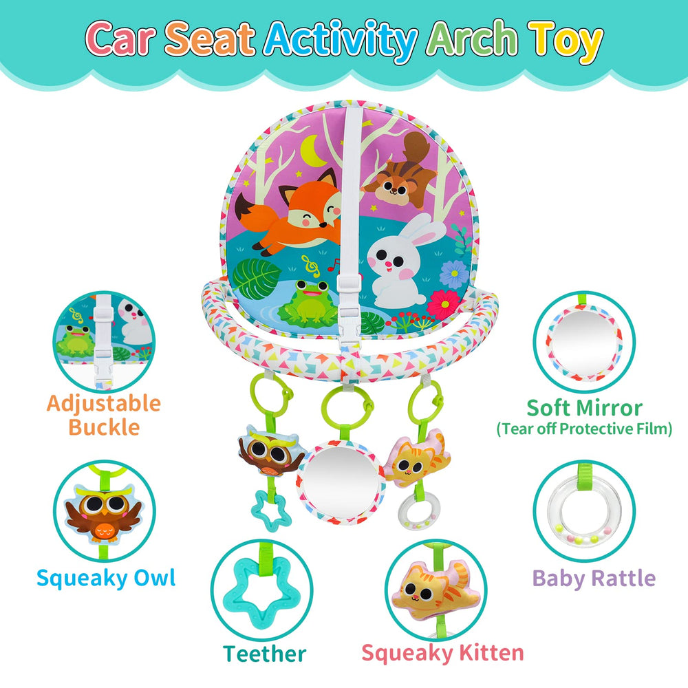 OKOOKO baby mirror toy offers reflective fun for visual exploration.