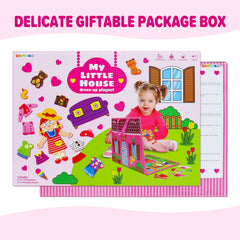 OKOOKO dress-up kit supports imagination, hands-on skills, and cooperative play.