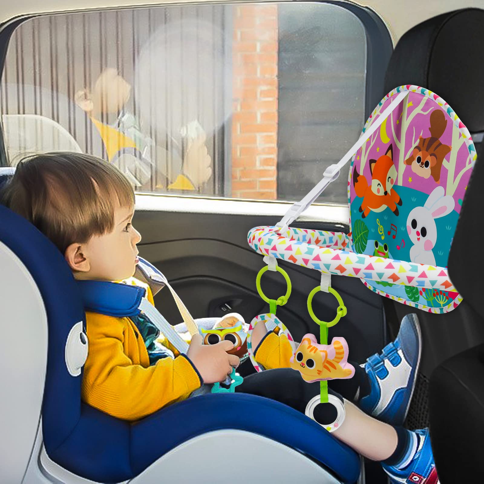 OKOOKO travel arch setup simplifies car rides for families.