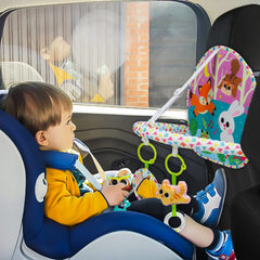 OKOOKO travel arch setup simplifies car rides for families.
