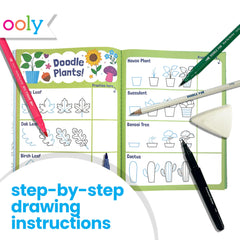 Ooly 60-page sketchbook for step-by-step doodle practice and ideas