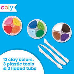 Ooly Creatibles air-dry clay drying overnight without baking