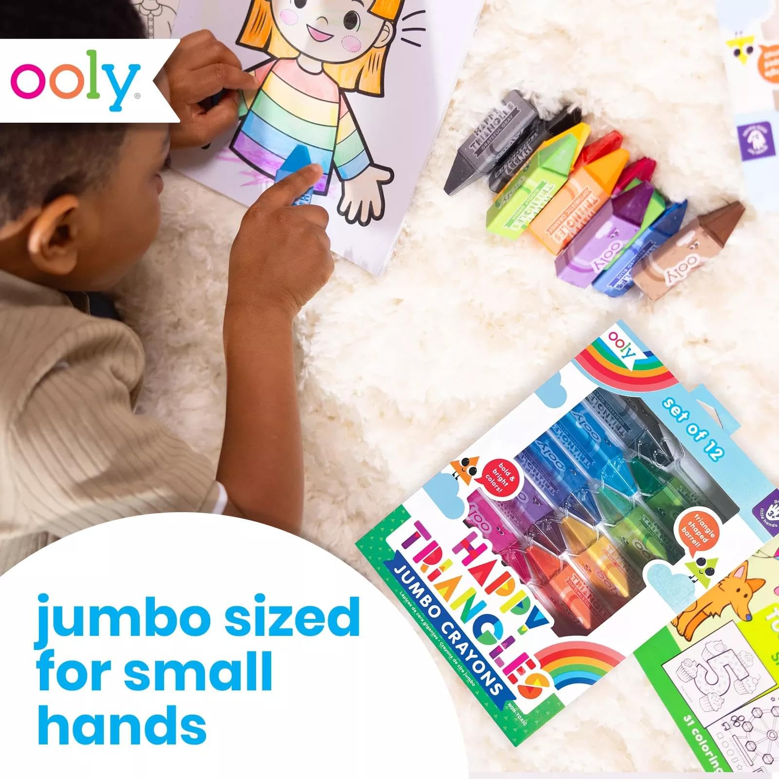 OOLY gift-ready crayon set for kids' art and party favors.