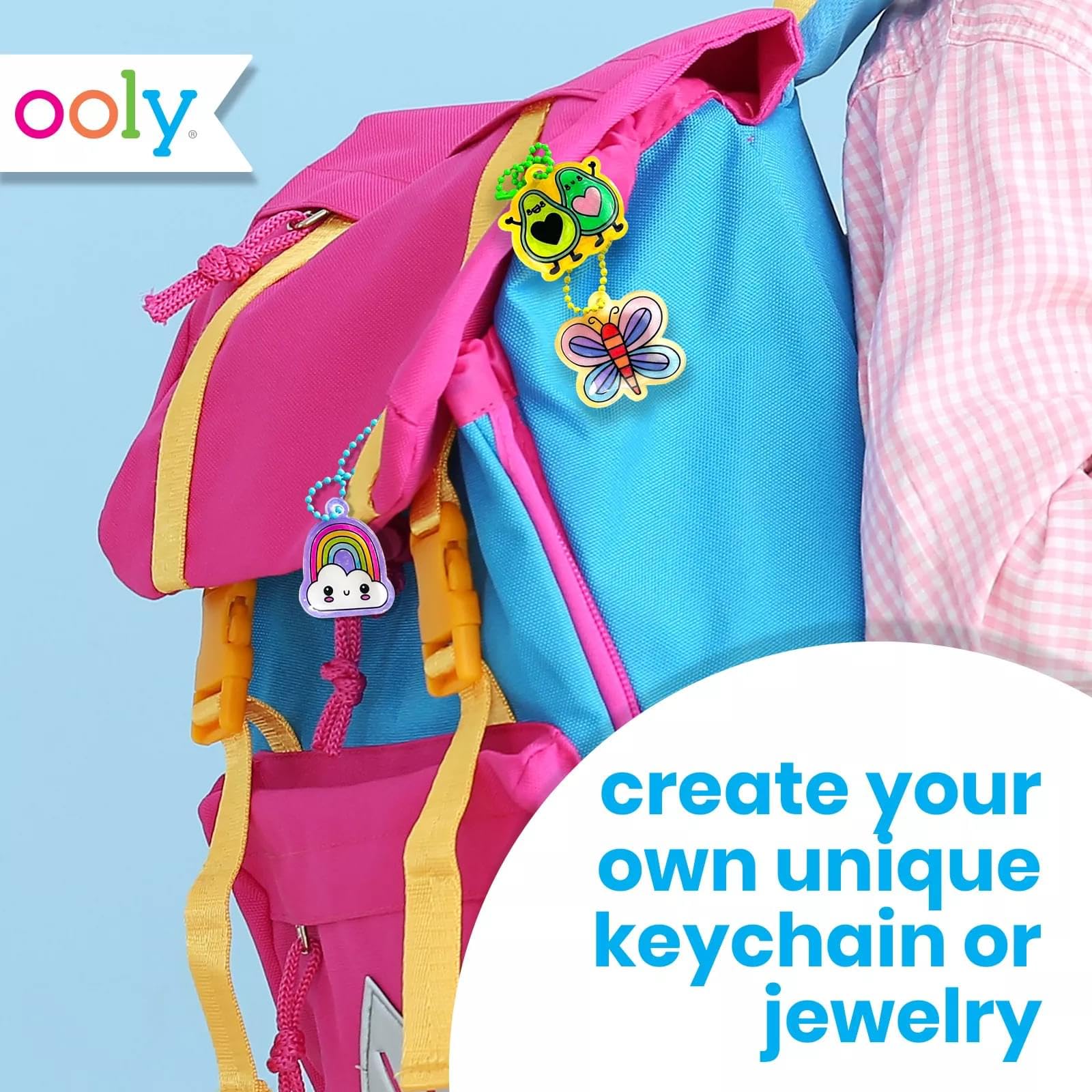 Ooly packaging shows simple setup for quick, organized crafting sessions.