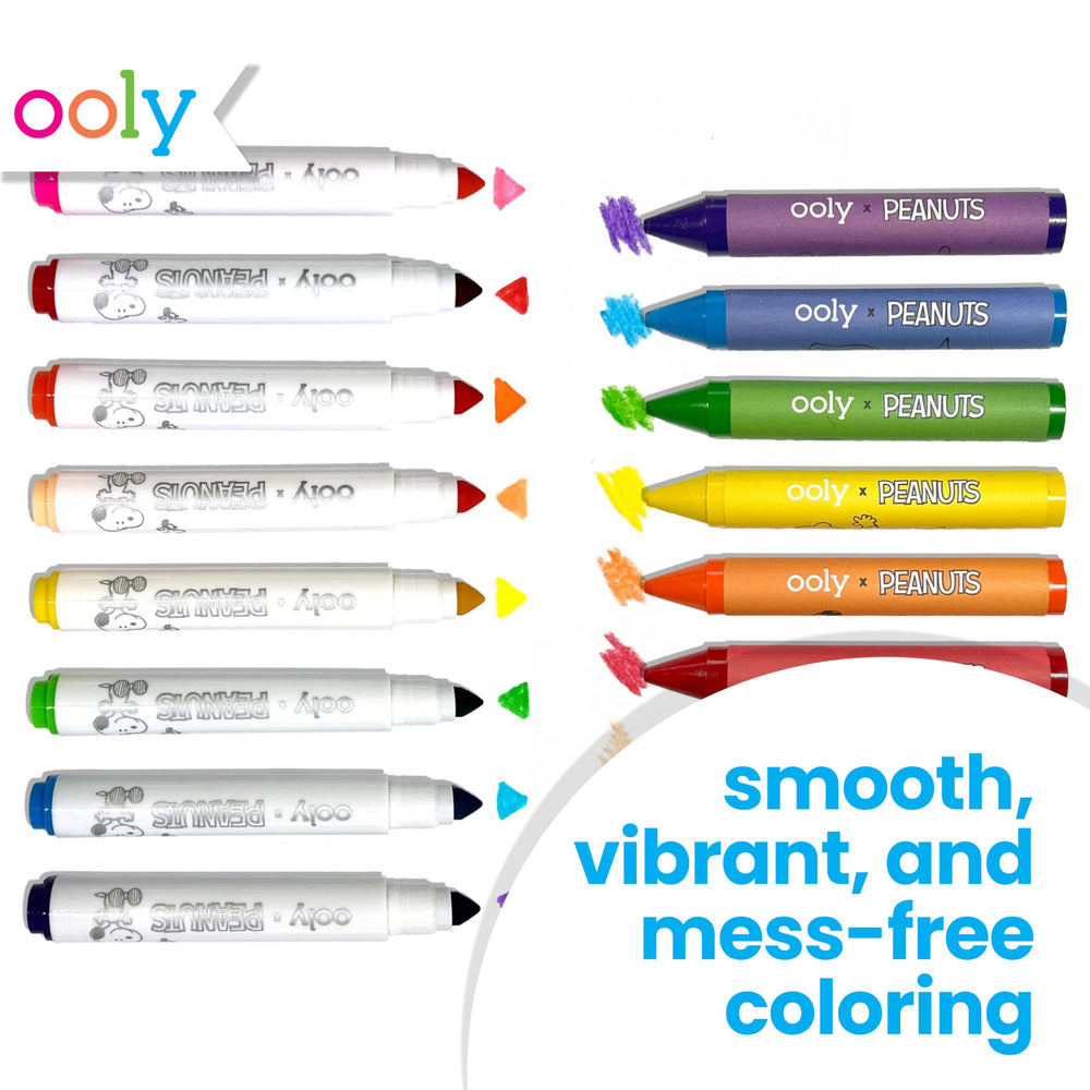 Ooly Peanuts jumbo crayons ideal for small hands.