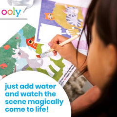 Ooly Water Amaze baby animals board sparks imagination through water reveal.