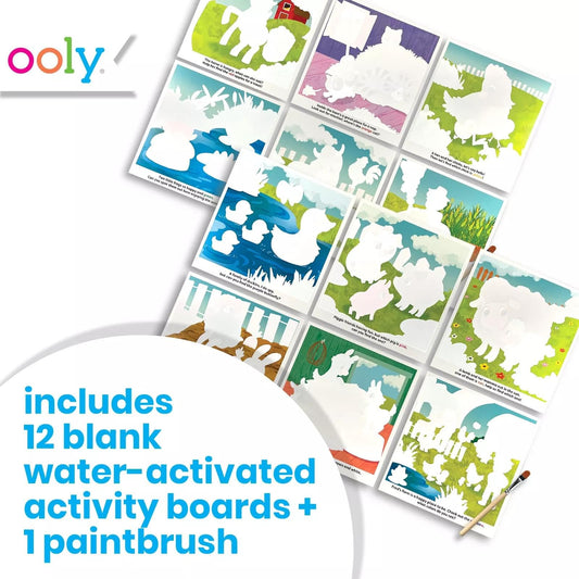 Ooly Water Amaze vehicles board invites discovery and language in playful learning.