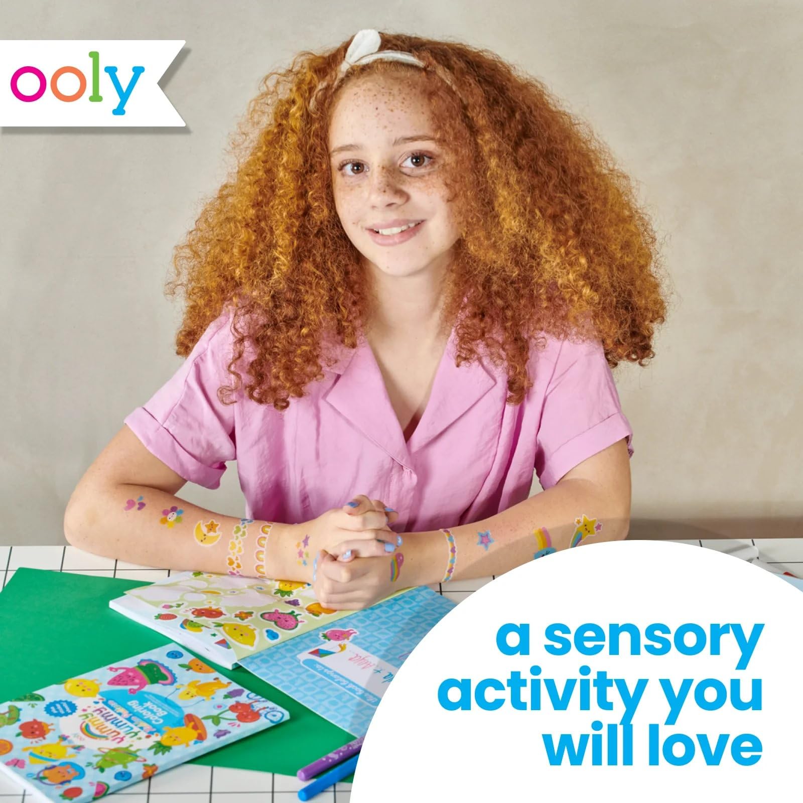 Ooly Yummy Yummy color-on-the-go kit for creative play.