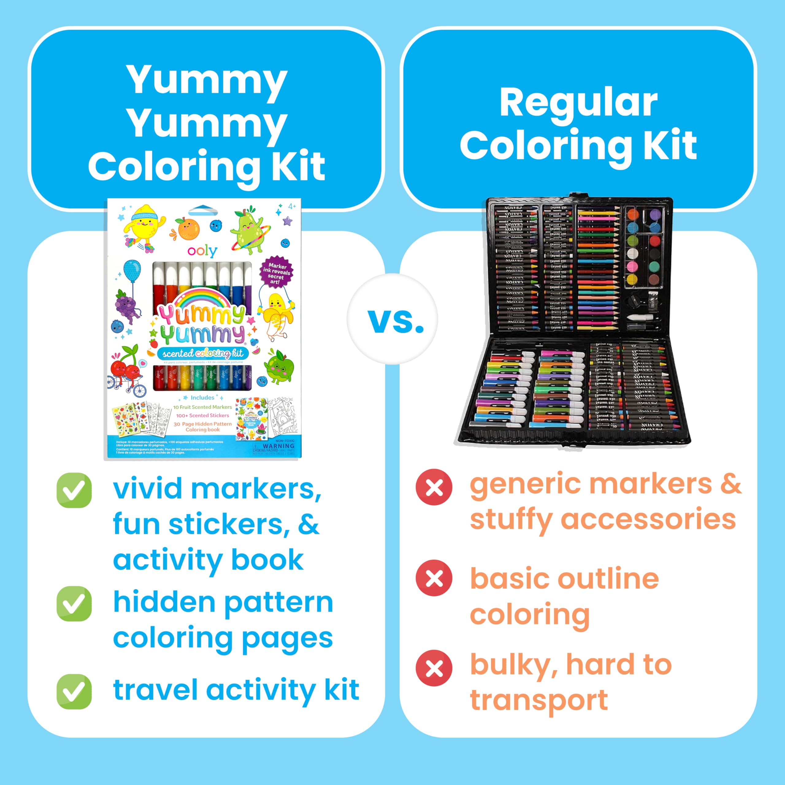 Ooly Yummy Yummy hidden-pattern coloring book reveals surprises.