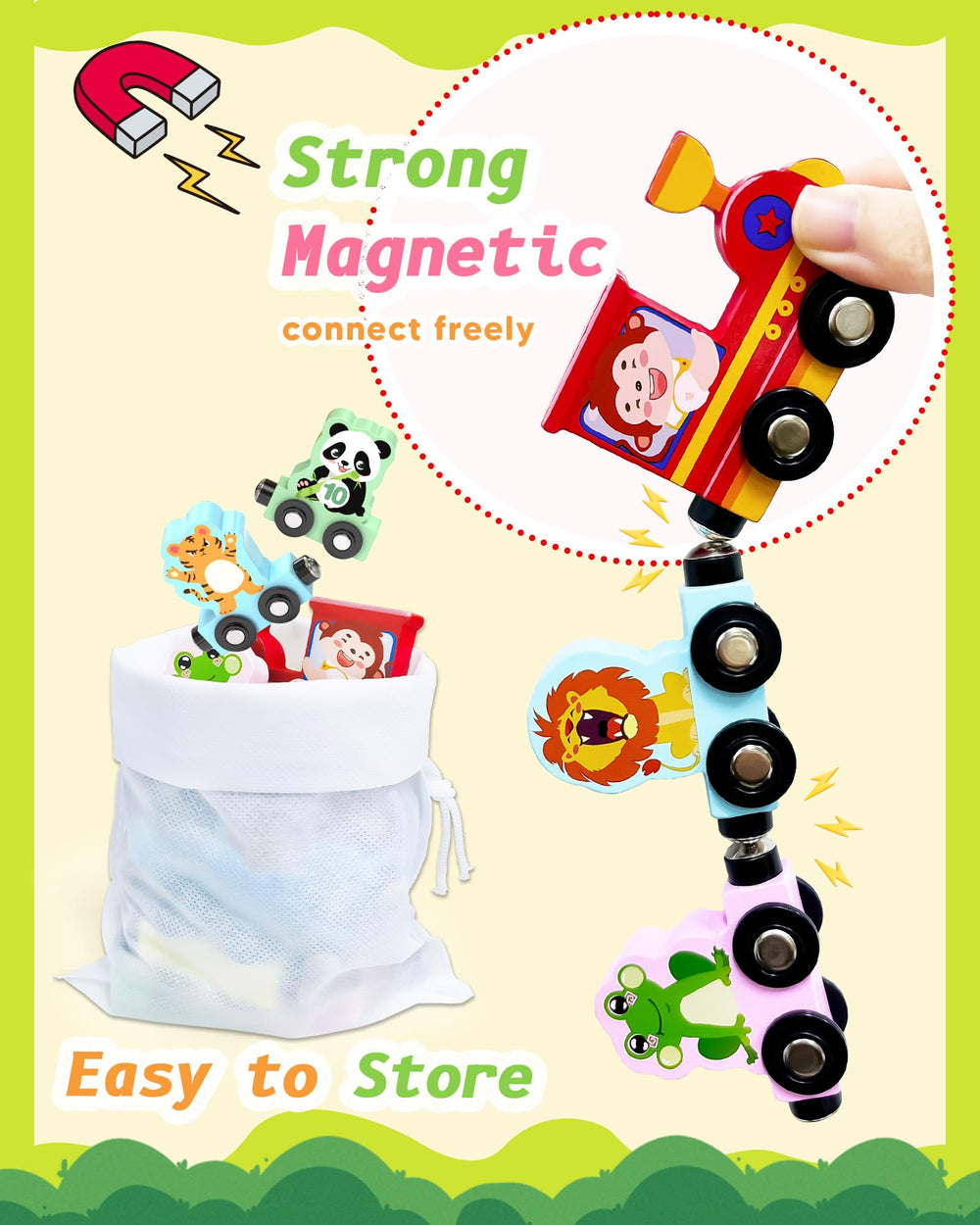 Oomloid safe non-toxic water-based finish keeps colors vibrant during play.