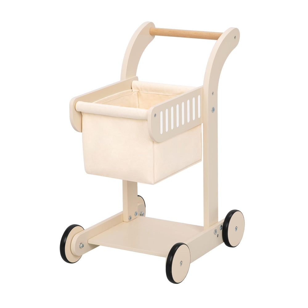 OOOK baby push walker with wooden handle for secure first steps