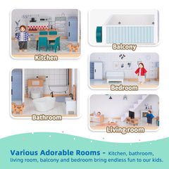 OOOK balcony scene from the dollhouse encouraging storytelling