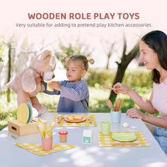 OOOK wooden bowls support hands-on serving and kitchen role-play
