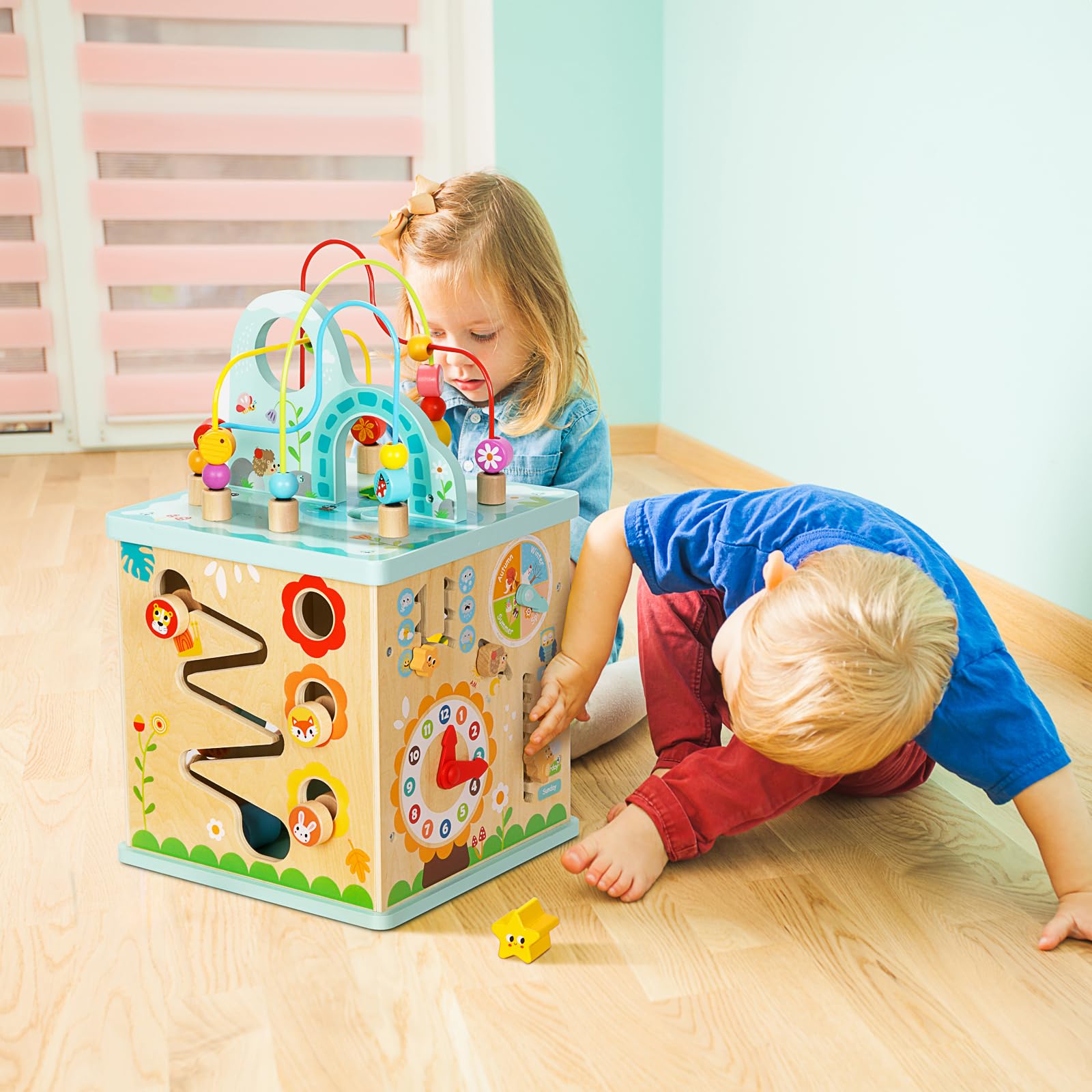OOOK activity center arrives with easy assembly and clear instructions.