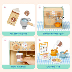 OOOK child barista play scene supports social interaction during pretend cafe