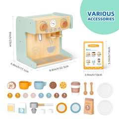 OOOK durable wooden kitchen set ready for everyday pretend play