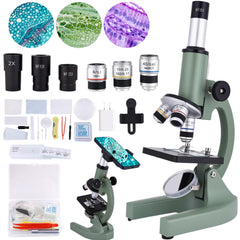 OOZSTAR microscope for kids with easy assembly, ideal for classroom exploration