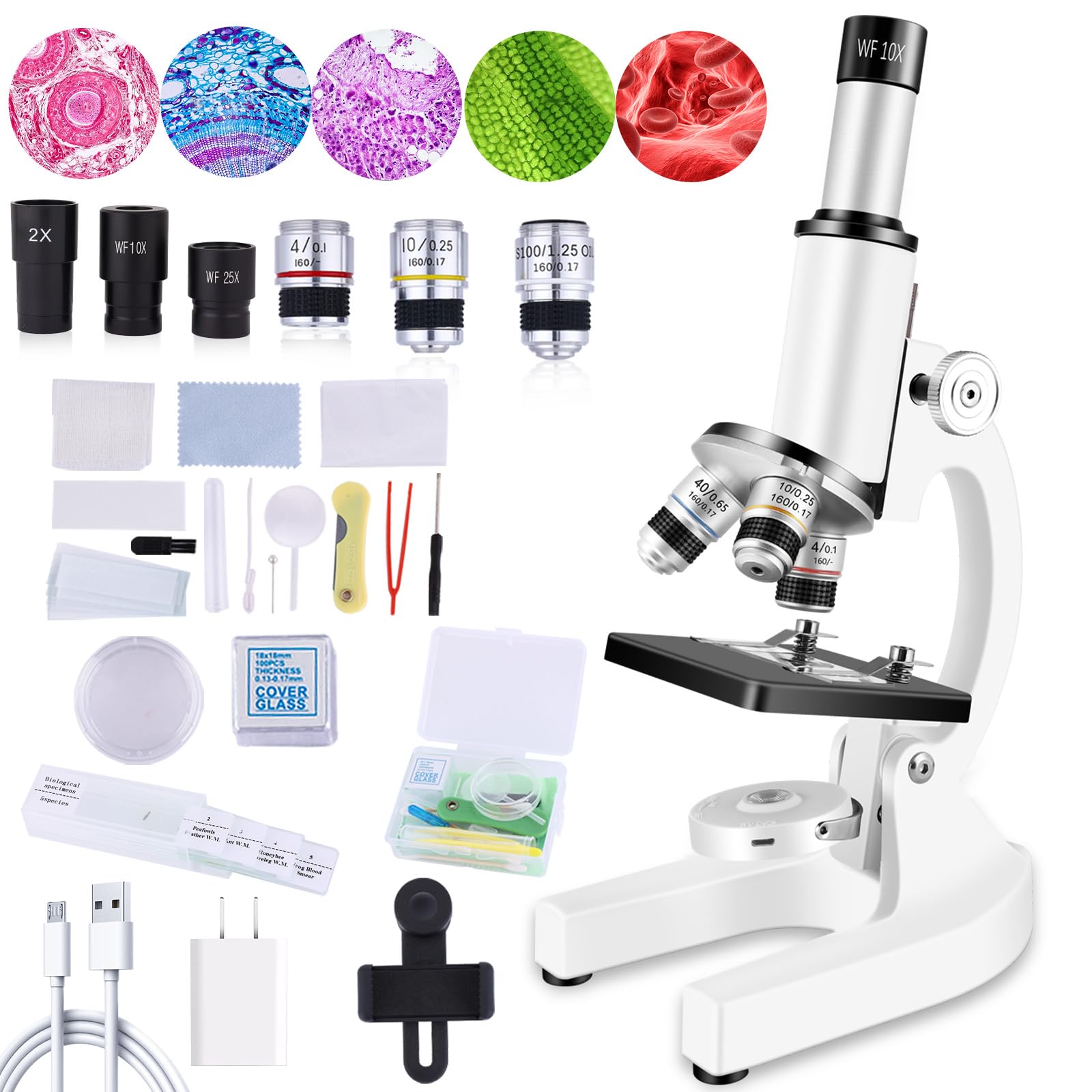 OOZSTAR microscope kids-setup, ideal for hands-on science exploration at home and outdoors.