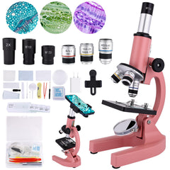 OOZSTAR microscope with LED fill light for bright observations in dim classrooms.