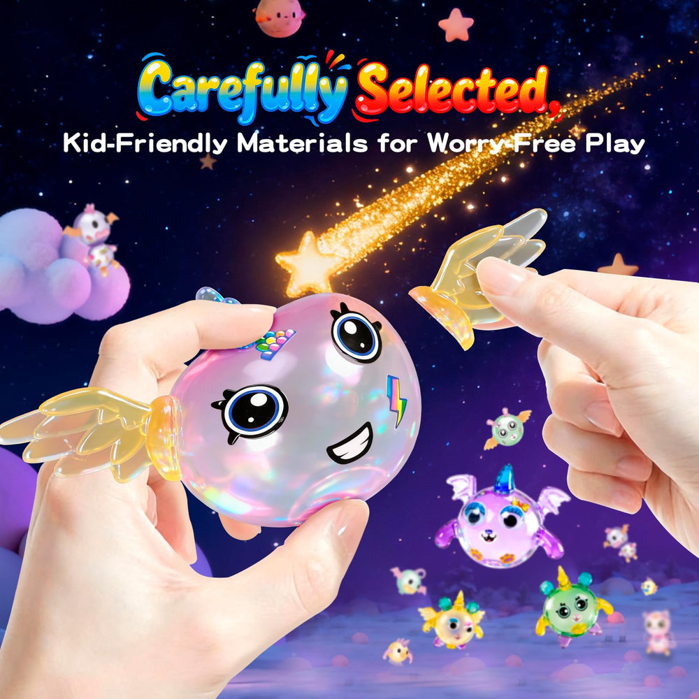OPENAIRCOMFORT stickers and 3D eyes for personalized creations.