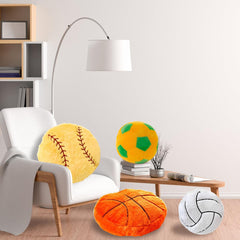 OPHRBU basketball plush pillow in a kid's room decor setup