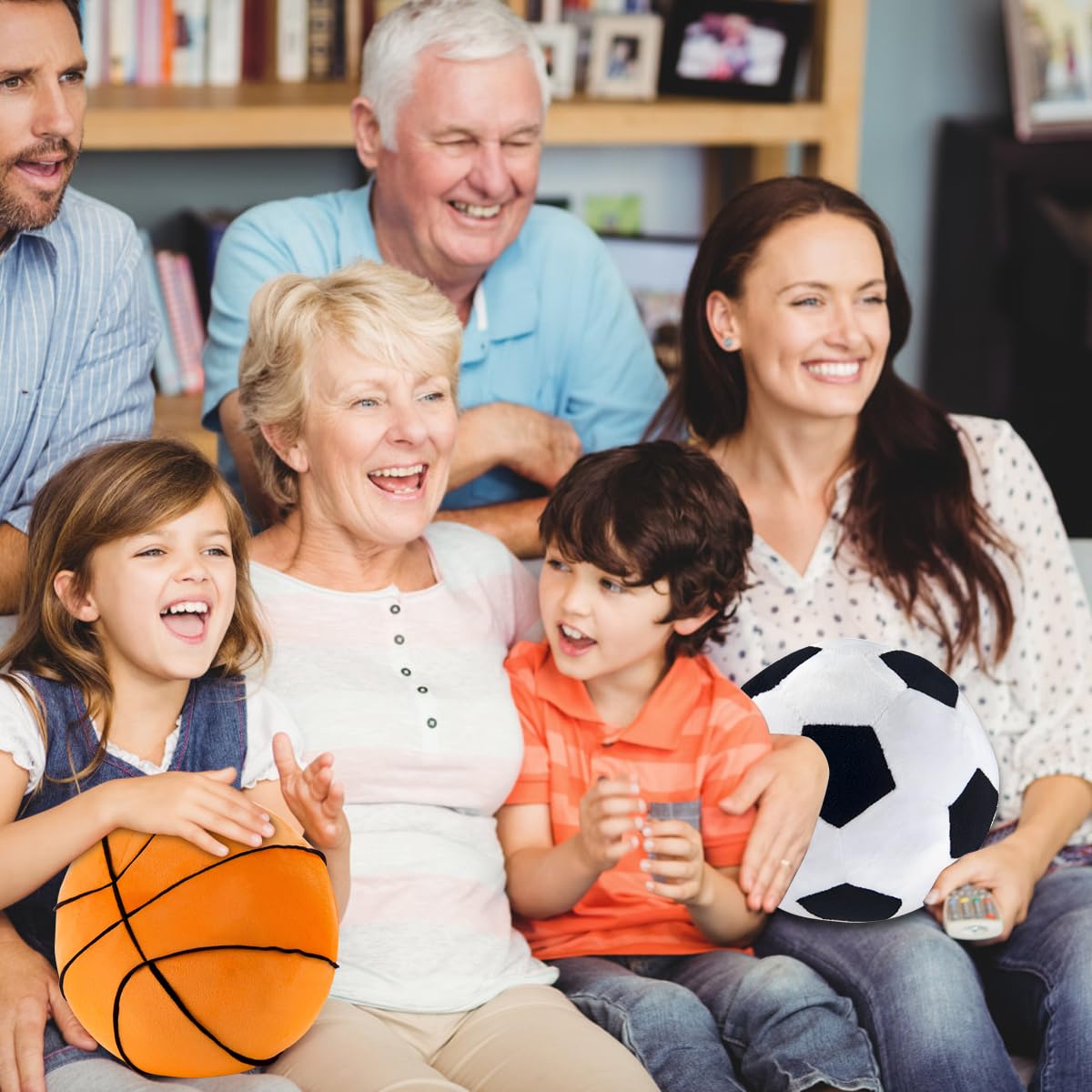 OPHRBU plush basketball pillow ready for washing and easy care
