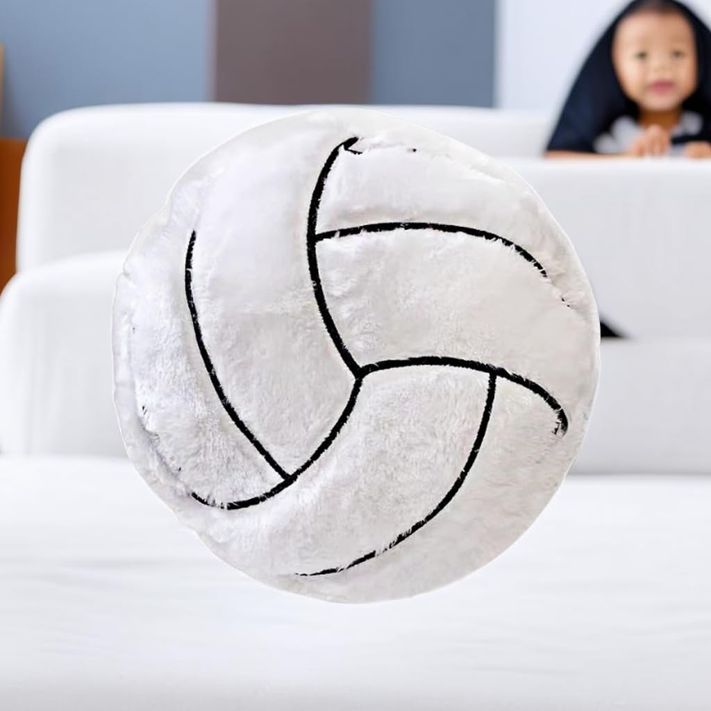OPHRBU volleyball pillow close-up – fine stitching to prevent stuffing leakage