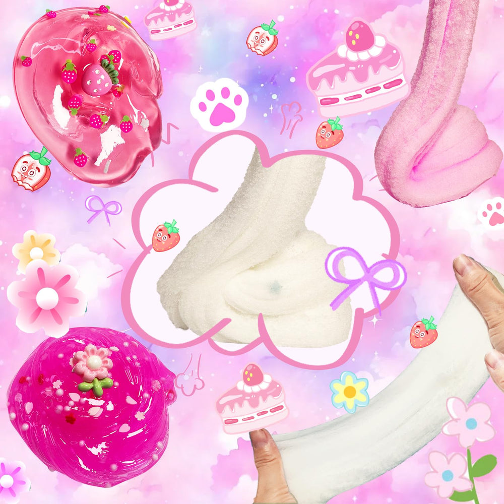 OPLDYRK pink slime crunch kit offers crackly texture for interactive fun