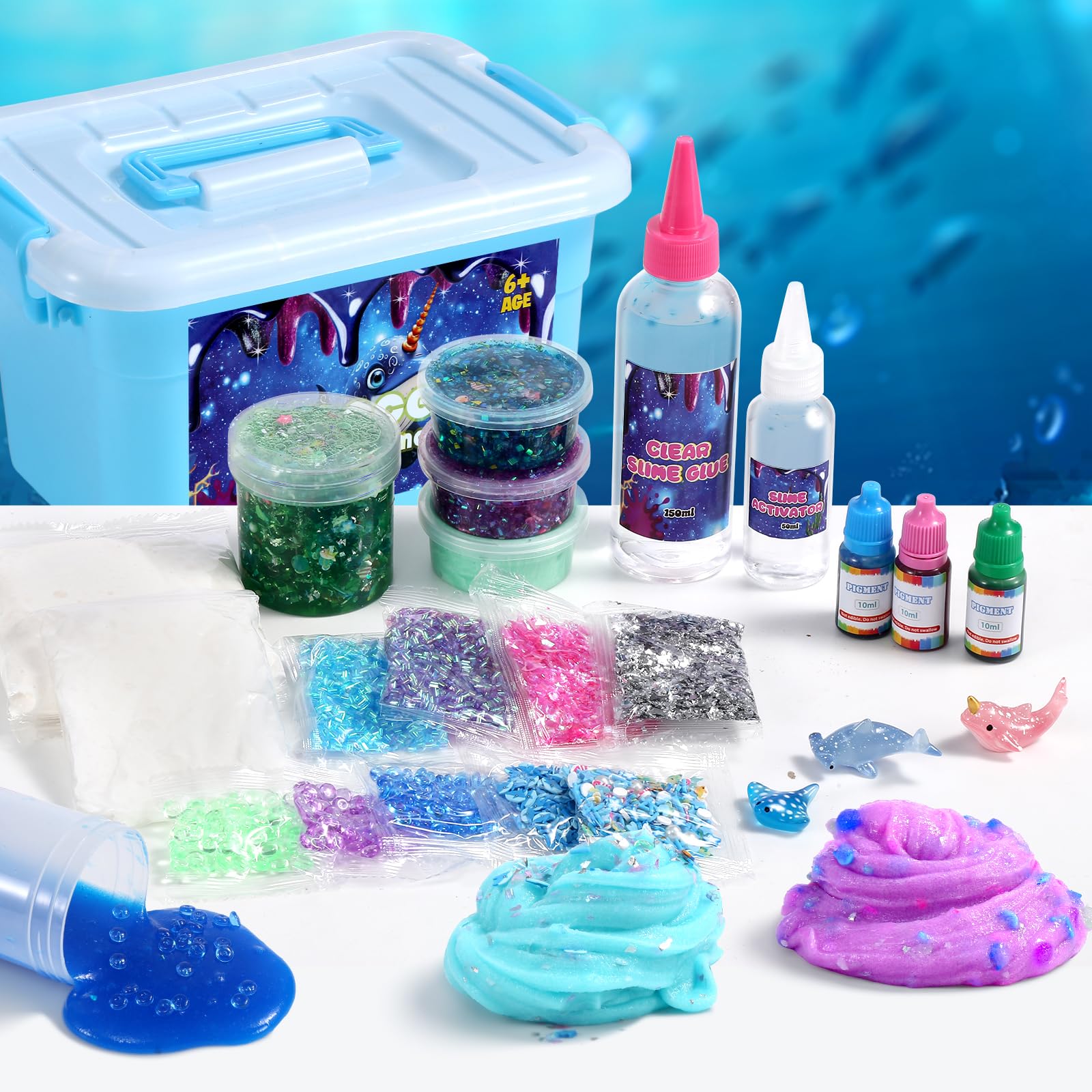 OPLDYRK slime kit creative-start image promoting gift-ready fun