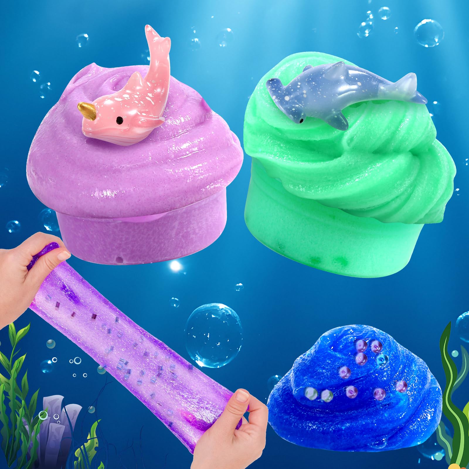 OPLDYRK foam slime close-up shows airy bubbles for tactile squeezing