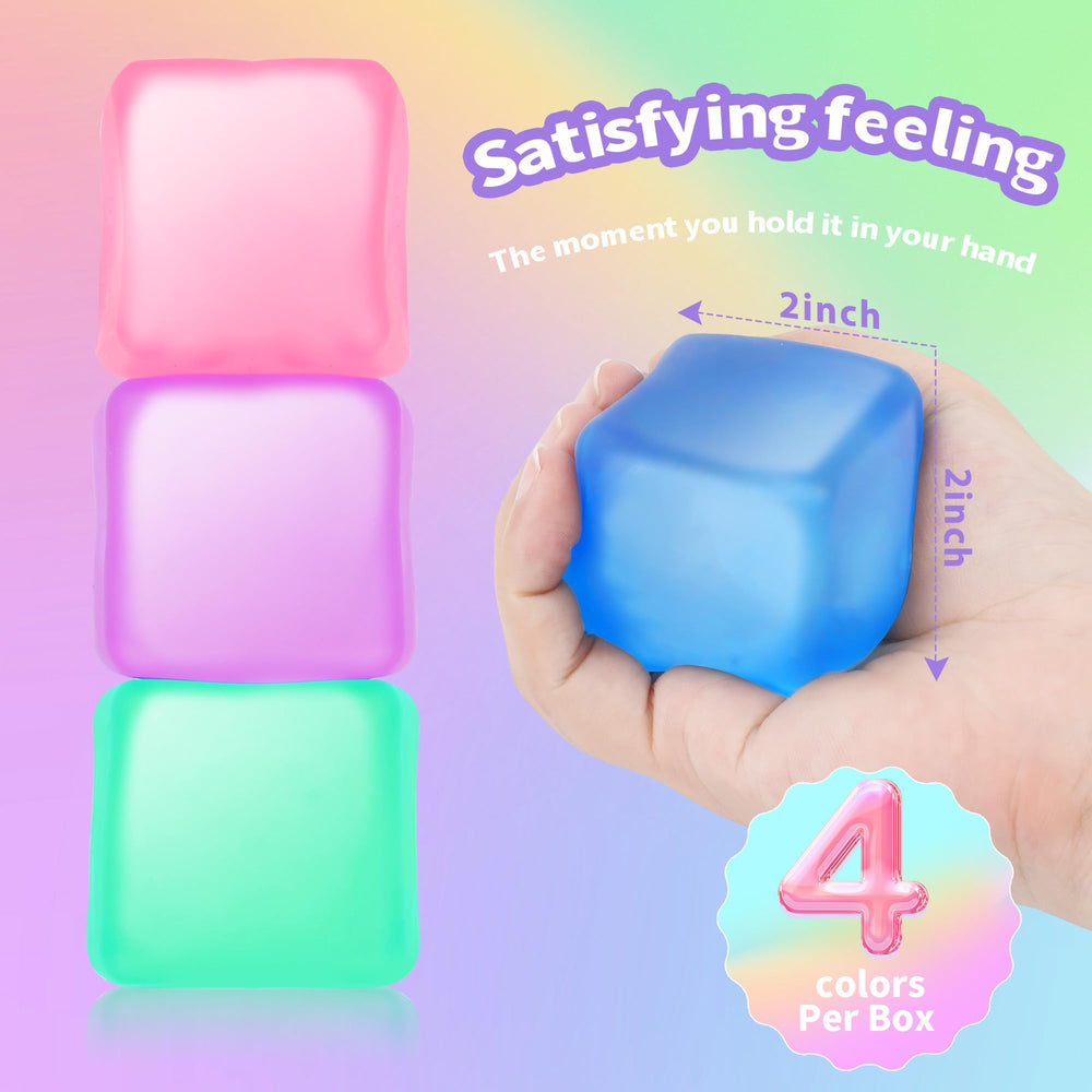 Opllsai colorful cube stress balls designed for modern, busy lifestyles