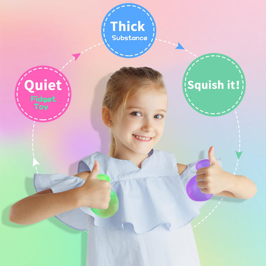 Opllsai cube squishies with thick substance offering satisfying tactile relief