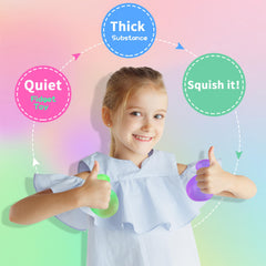 Opllsai cube squishies with thick substance offering satisfying tactile relief