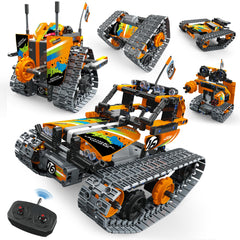 Opmind 5-in-1 RC truck model for hands-on STEM learning.