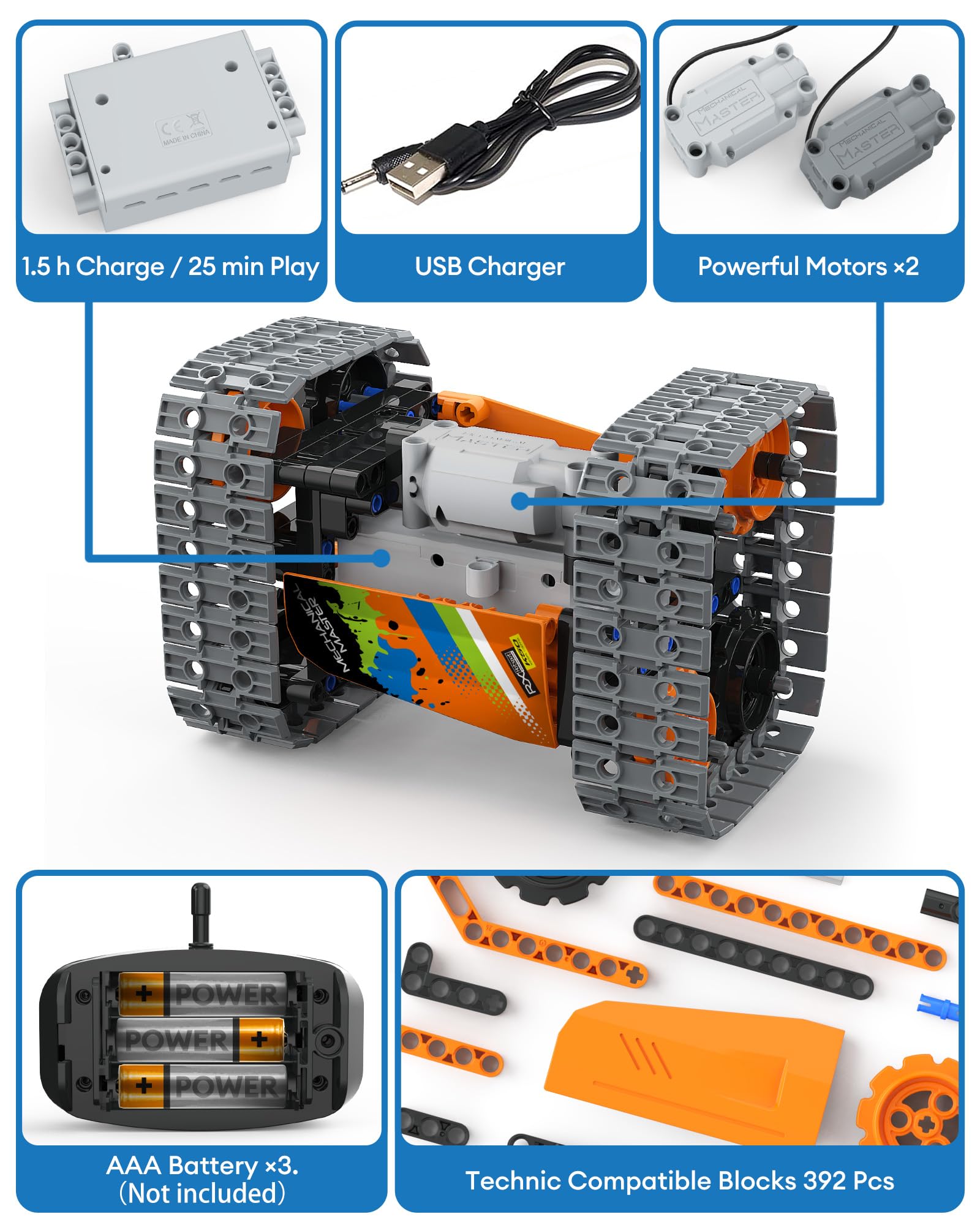 Opmind block-building kit assembly highlights modular design.