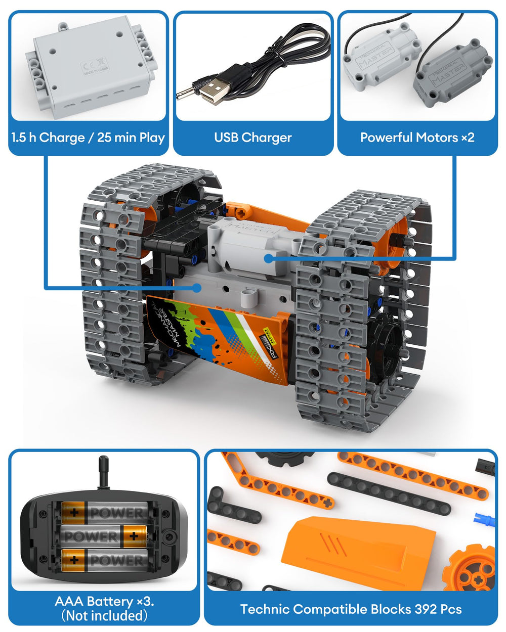 Opmind block-building kit assembly highlights modular design.
