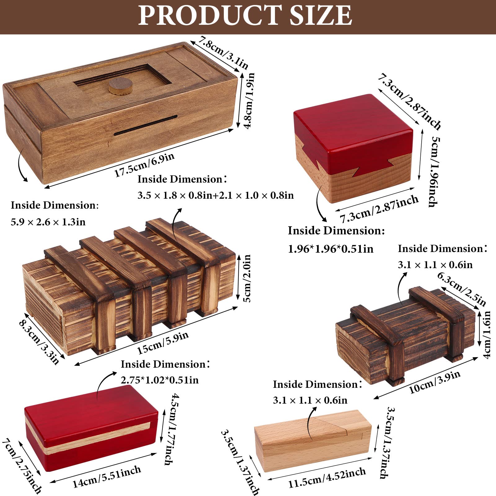 Oppaxf wooden puzzle box highlights premium material and lasting durability.