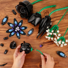 OQMI Flower Bouquet Building Set: a lasting gift idea for Valentines Day or Mothers Day.