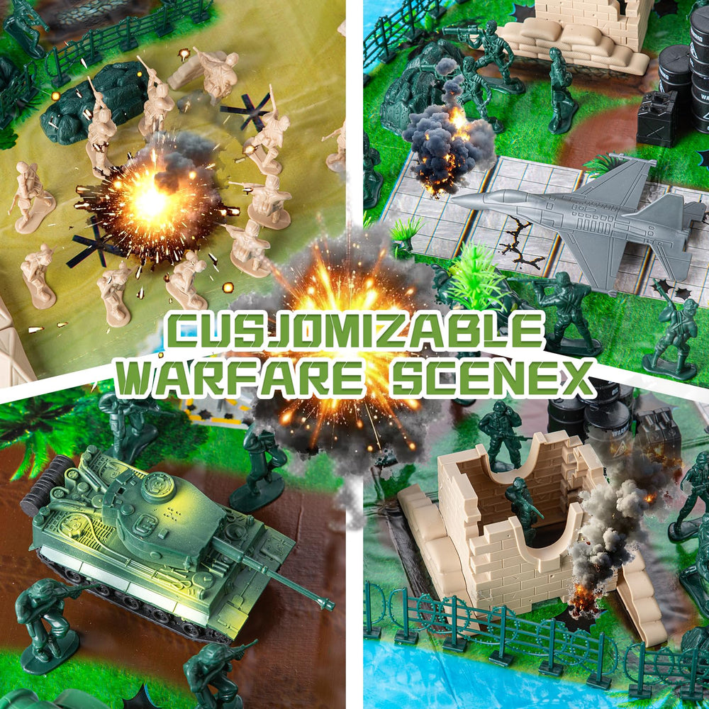 oqotoy Army Men fighter plane image highlights fast, interactive flight actions for quick skirmishes