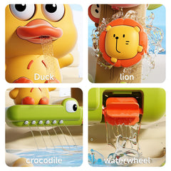 OR OR TU bath toy wind-up sea lion swims with splashy charm.