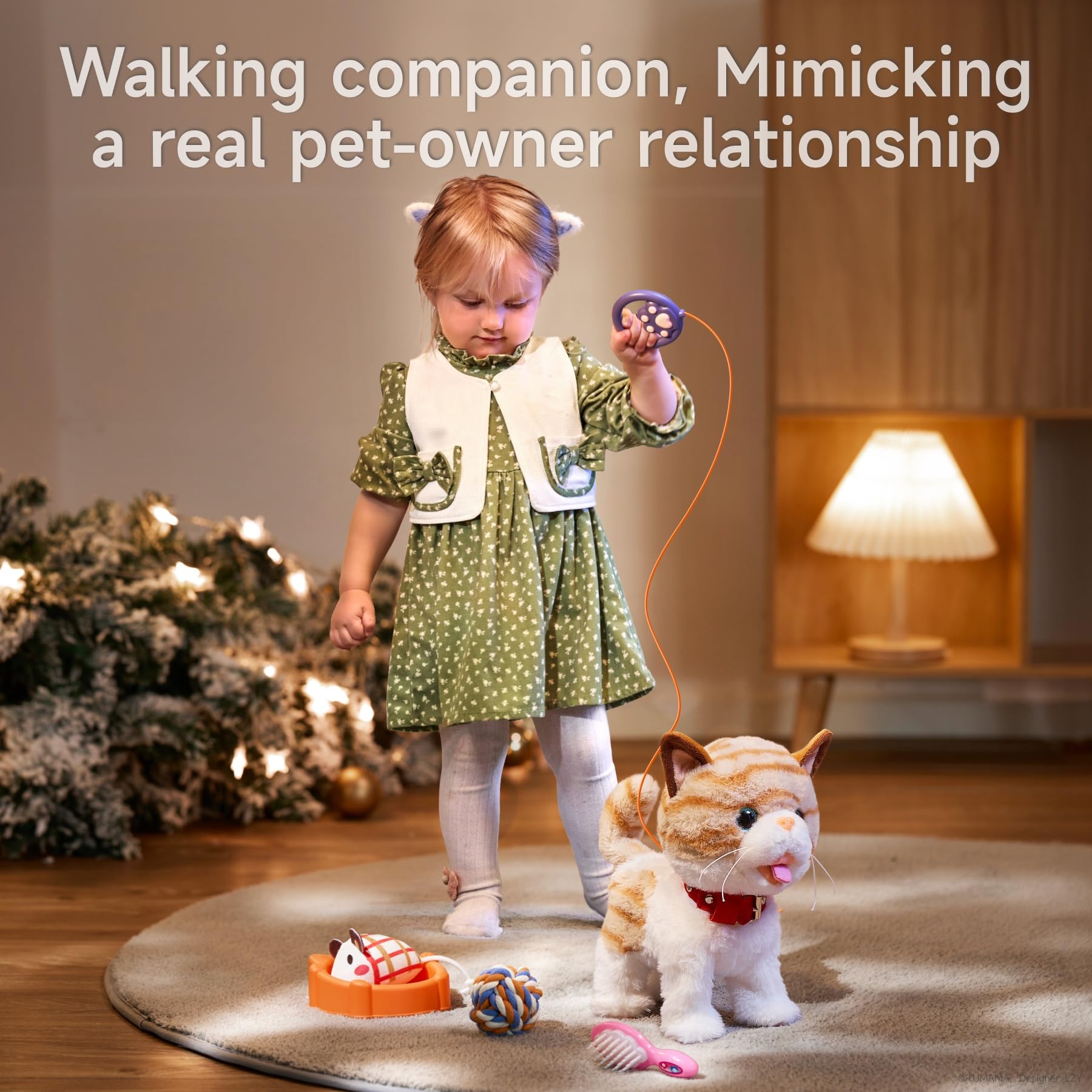 OR OR TU Kid-friendly gift packaging highlights the interactive cat's charm.