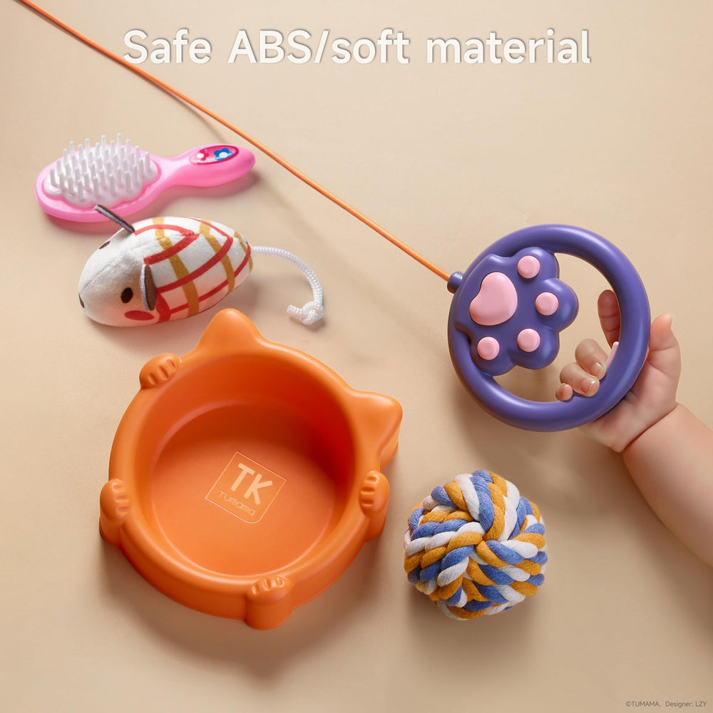 OR OR TU Soft safety-tested plush fabric provides cozy snuggles during playtime.